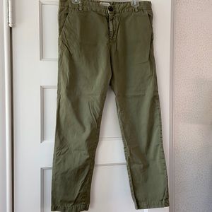 Current Elliott green casual pants